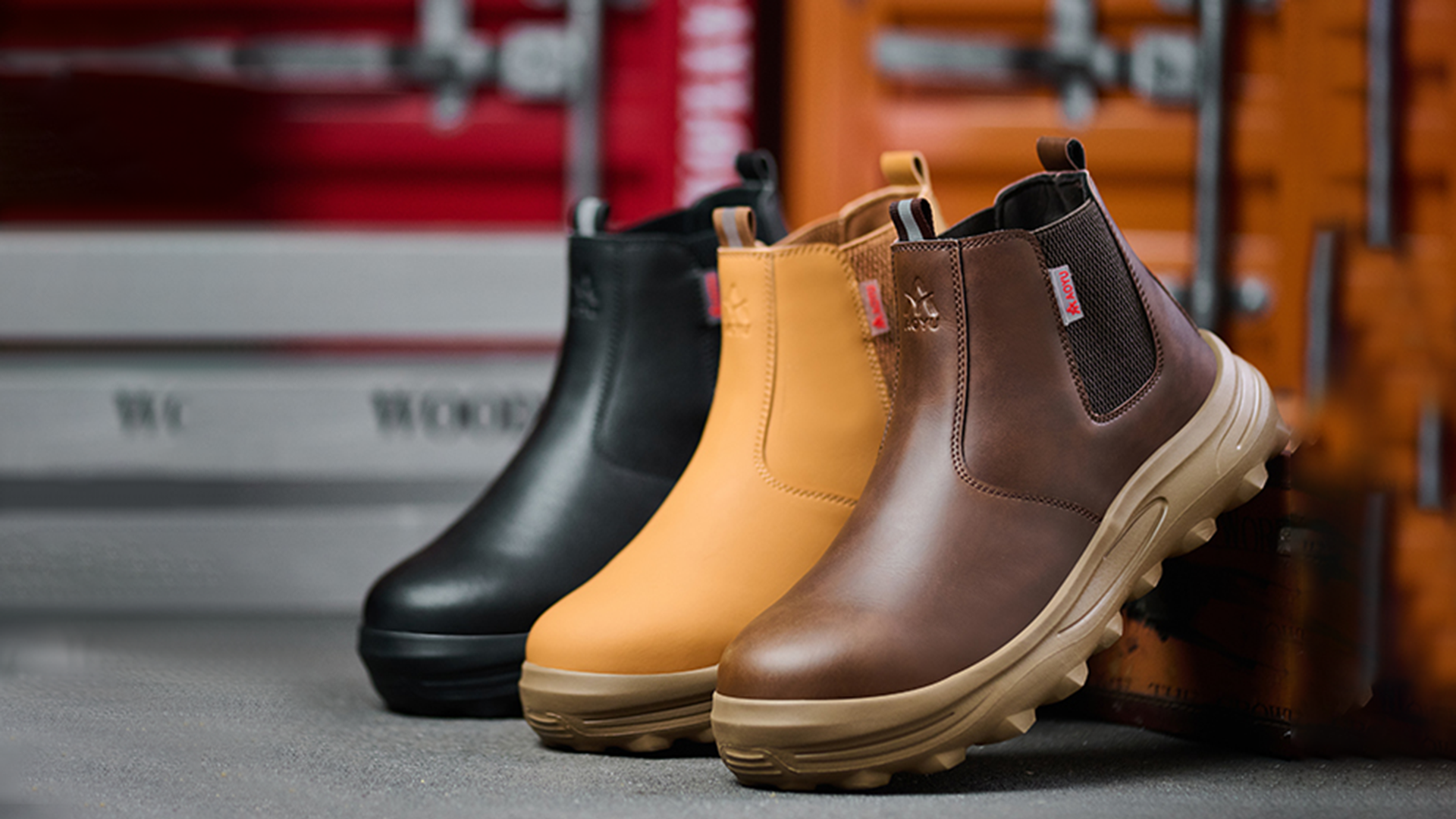 Amazon.com | KAIDISEN Slip On Steel Toe Work Boots for Men Women
